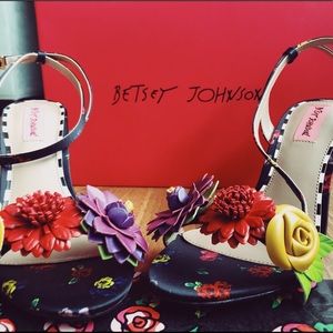 Black Multi Betsey Johnson Heel